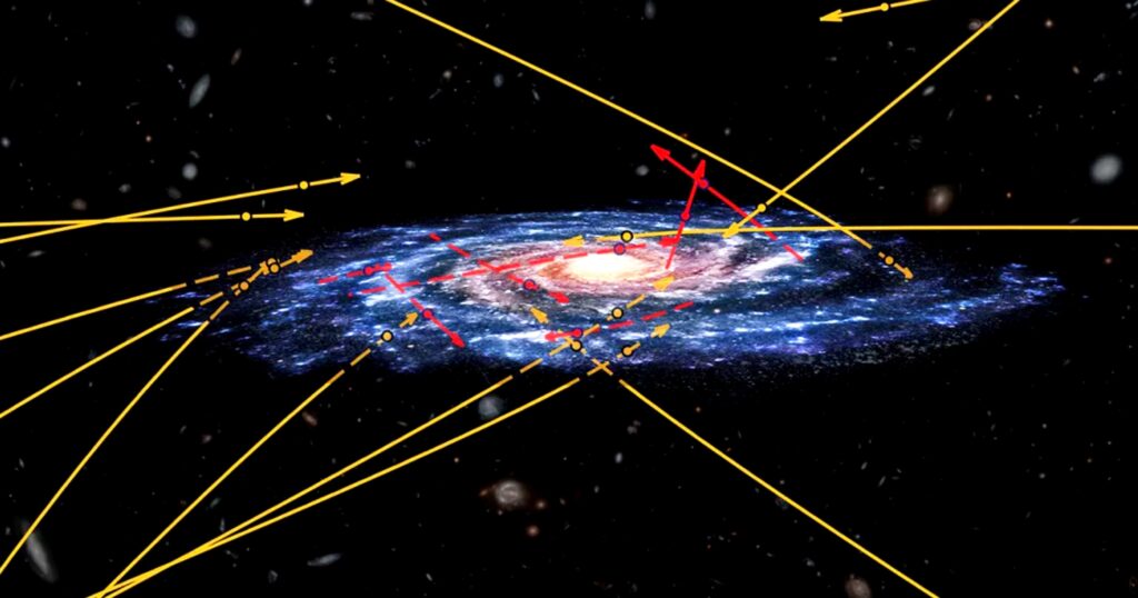 حقوق الصورة: ESA/Marchetti et al 2018/NASA/ESA/Hubble/CC BY-SA 3.0 IGO